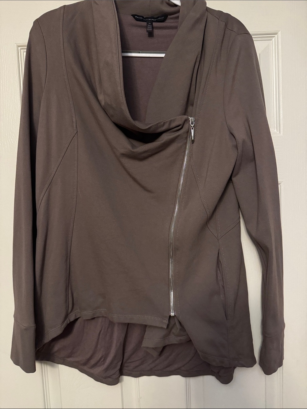 White House, Black market zip up in size 12
